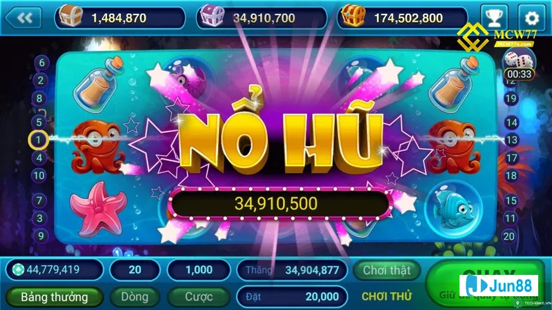 Cách đặt cược nổ hũ